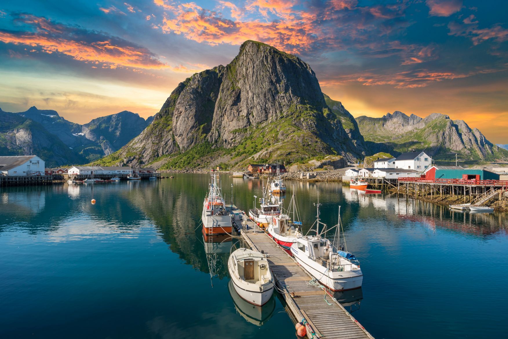 Fiordo en Noruega