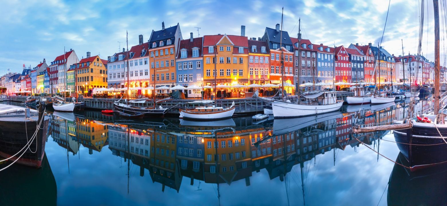 Nyhavn in Kopenhagen, Dänemark