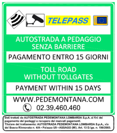 Holder for our toll boxes - Tolltickets
